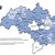 Landkarte der Gemeinden mit Nachbarschaftshilfen Landkreis Regensburg