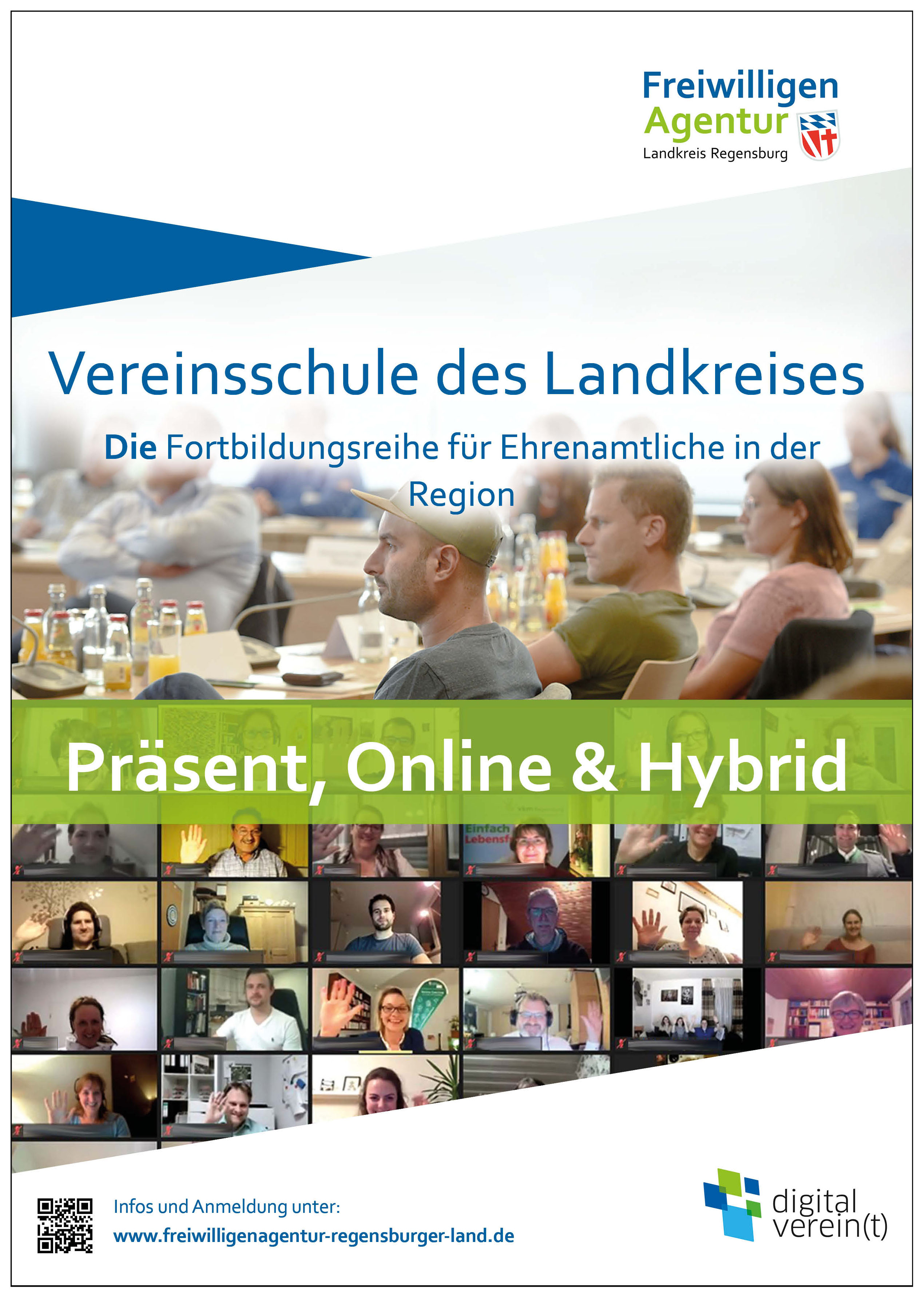 Plakat Vereinsschule des Landkreises Regensburg