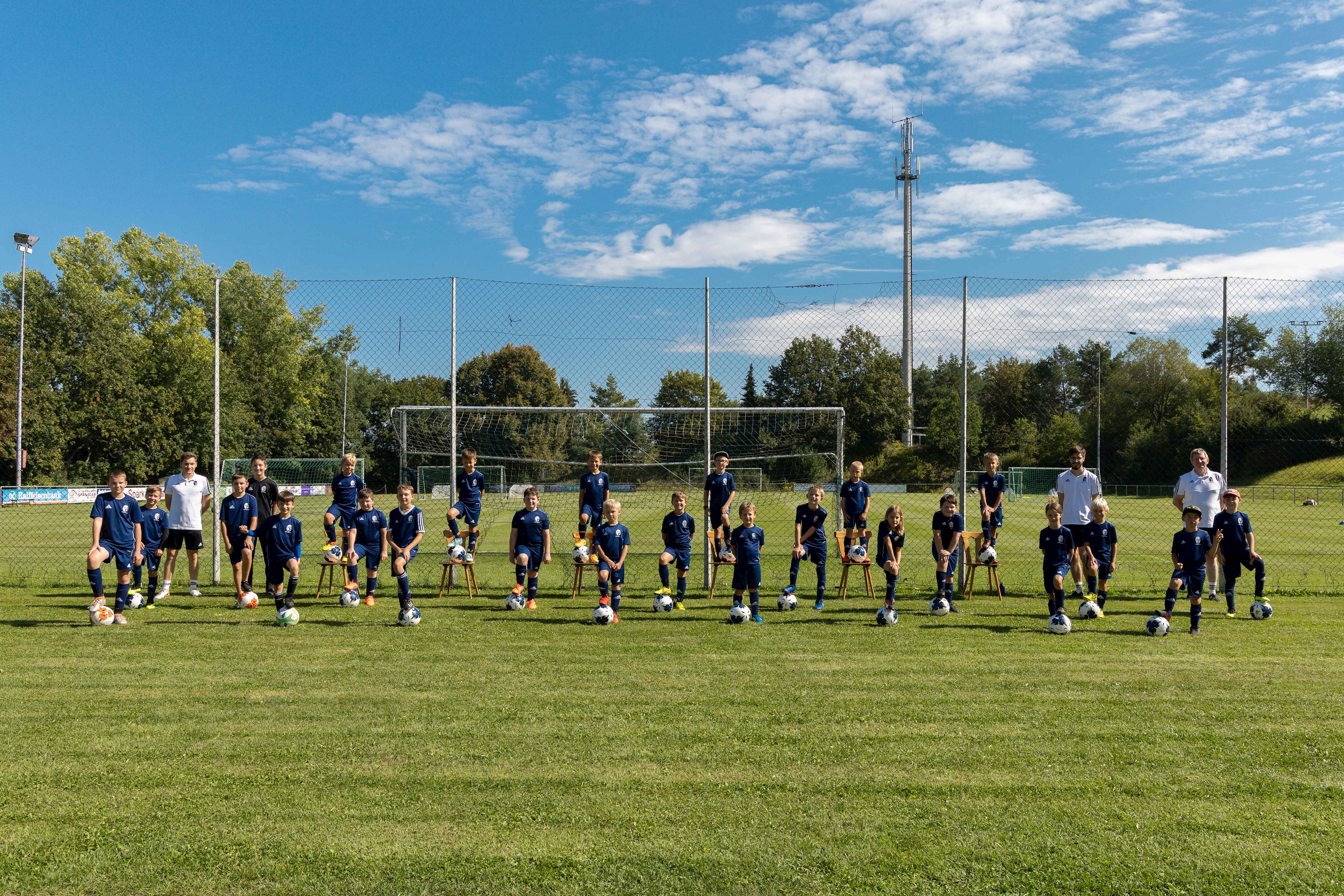 Teilnehmer der Fußballschule 2021. Foto: Michael Vögele