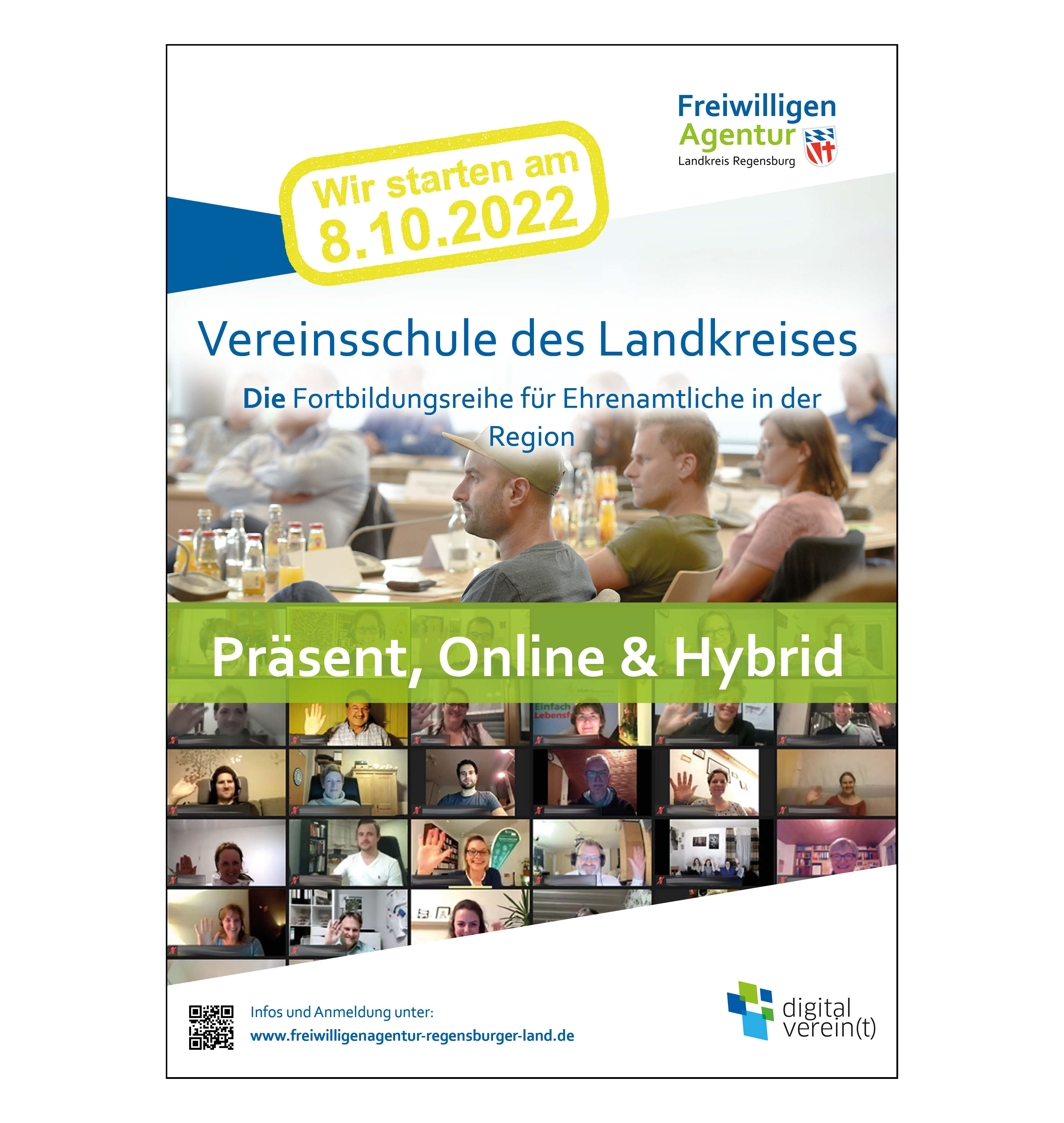 Vereinsschule des Landkreises Regensburg - präsent, online, hybrid