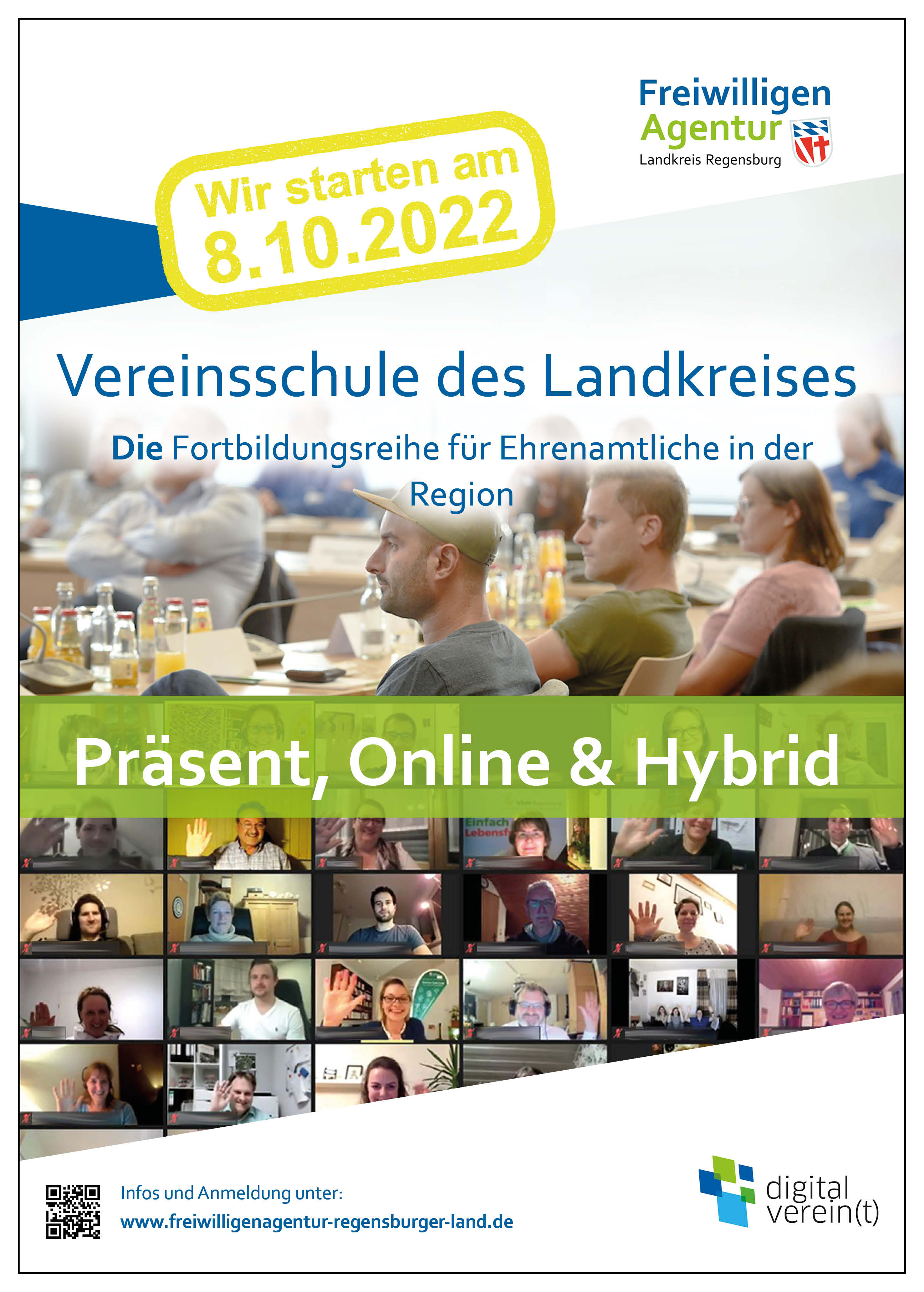 Plakat - Vereinsschule des Landkreises Regensburg 2022/2023 Plakat - Vereinsschule des Landkreises Regensburg 2022/2023