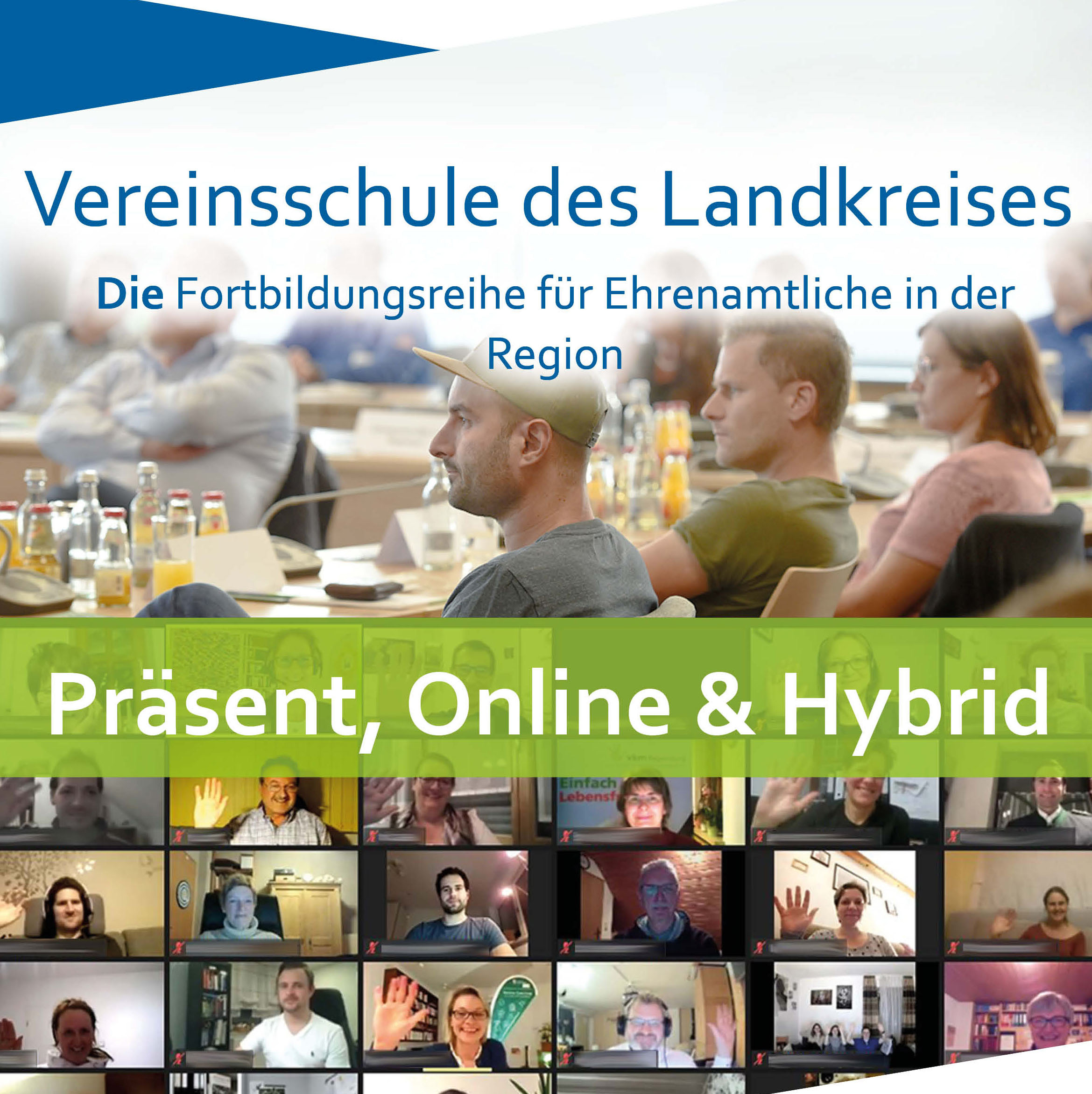 Ausschnitt Plakat Vereinsschule des Landkreises