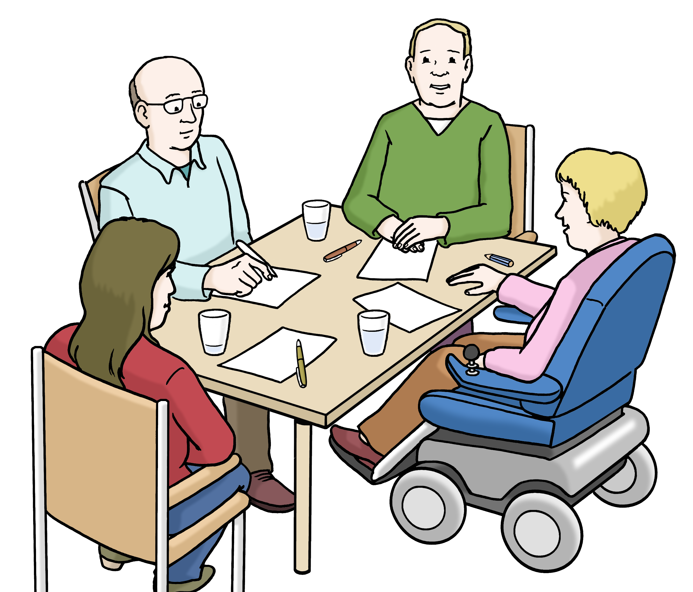 Arbeitsgruppe - Leichte Sprache Arbeitsgruppe
