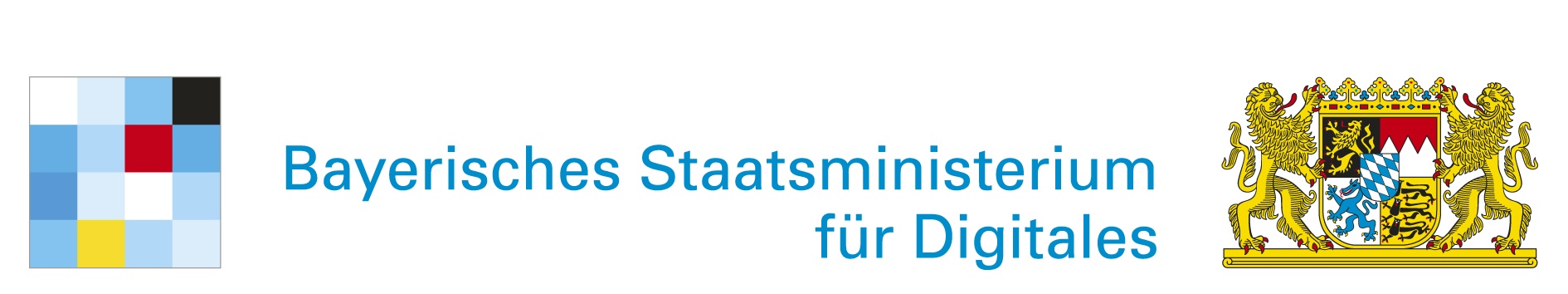 Logo Bayerisches Staatsministerium für Digitales ohne Förderhinweis Logo Bayerische Staatsministerium für Digitales