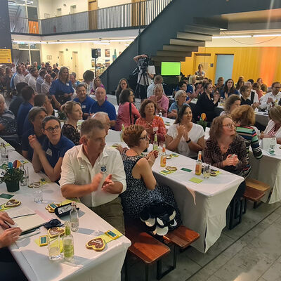 Bild vergr&ouml;&szlig;ern: Teilnehmerinnen und Teilnehmer des Ehrenamtsabends 2023