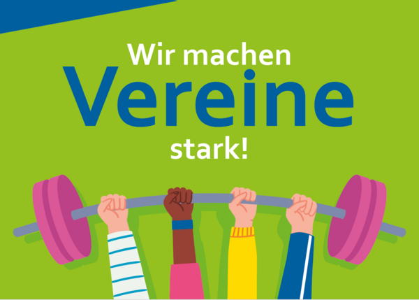 Bild vergr&ouml;&szlig;ern: Postkarte Wir machen Vereine stark