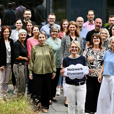 Teilnehmerinnen und Teilnehmer des Netzwerkes Ehrenamt im Landkreis Regensburg.