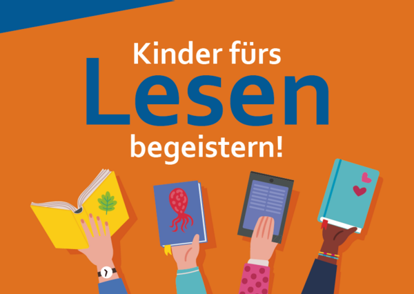 Bild vergr&ouml;&szlig;ern: Postkarte Lesepaten